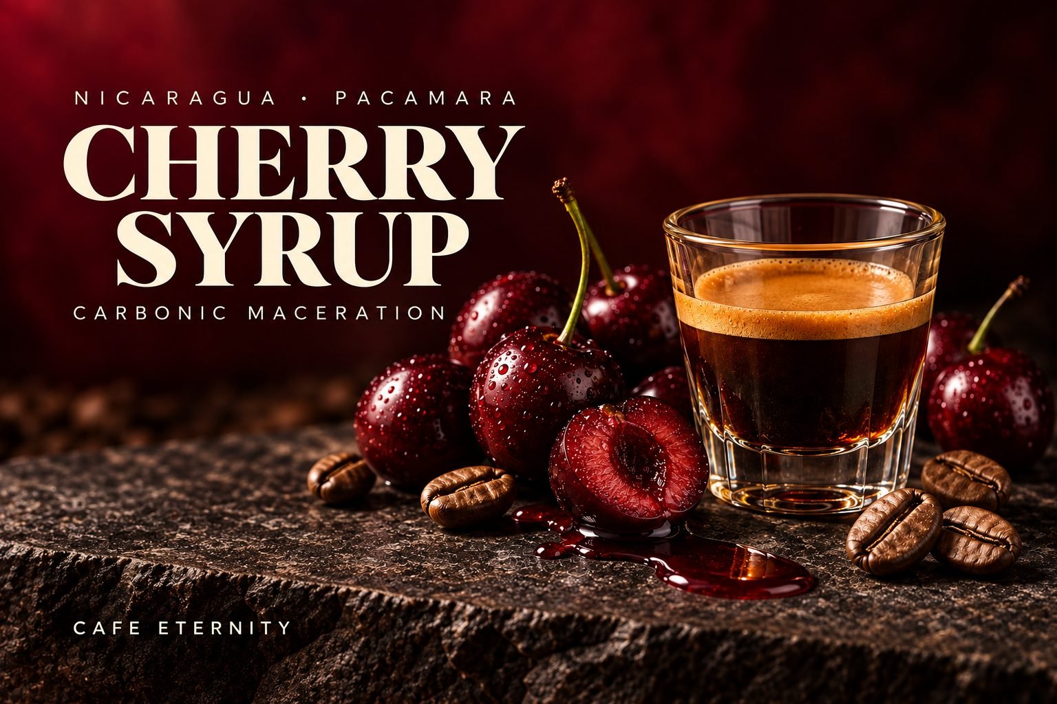 Nicaragua Cherry Syrup – třešně, sirupová sladkost a espresso